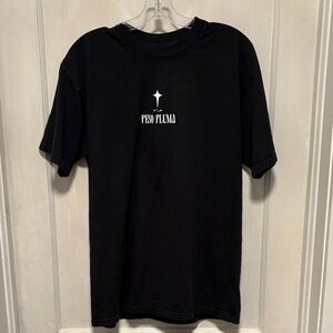 Peso Pluma La People Official Merch Black T-Shirt for Men Medium BNWOT